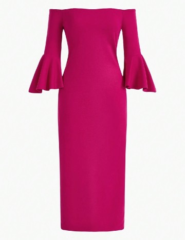 Rochie medie MOTF, roz