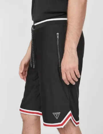 Pantaloni scurti Guess, negru