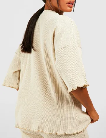 Bluza Boohoo, crem