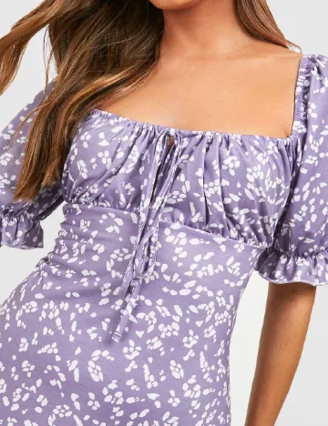 Rochie scurta Boohoo, mov