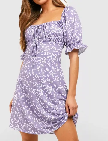 Rochie scurta Boohoo, mov