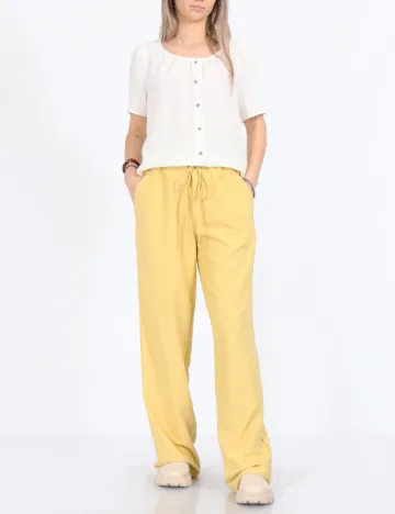 Pantaloni Only, galben