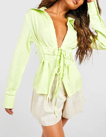 Camasa Boohoo, verde