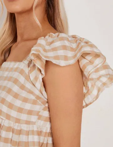 Bluza Boohoo, maro deschis