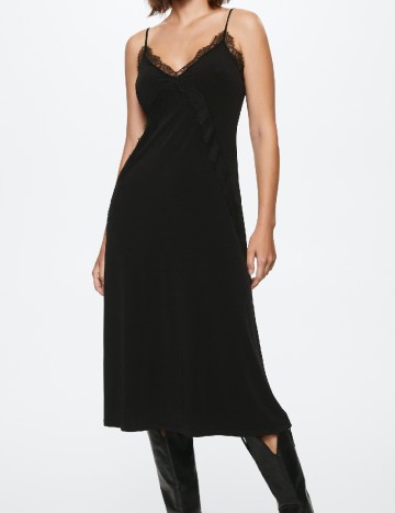 Rochie medie Mango, negru