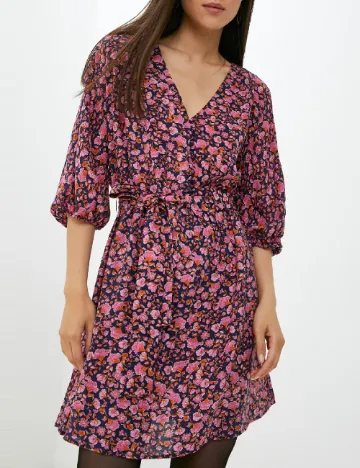 Rochie scurta Mango, floral print Floral print