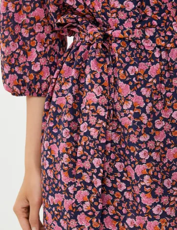 Rochie scurta Mango, floral print Floral print