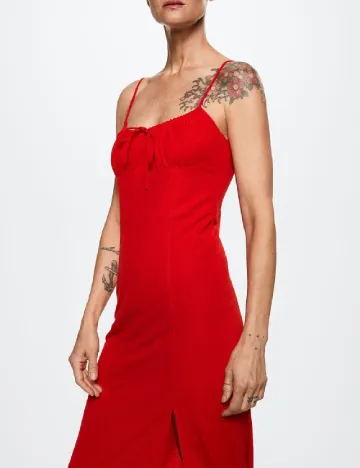 Rochie medie Mango, rosu