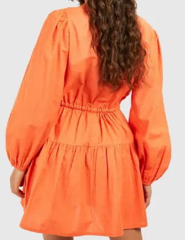 Rochie scurta Boohoo, portocaliu