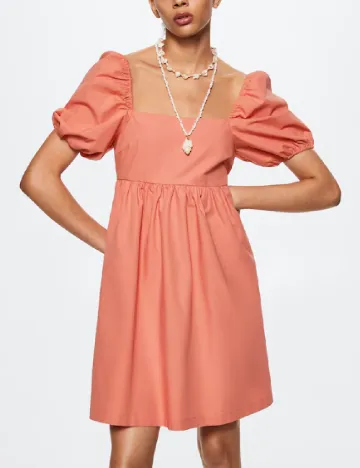 Rochie scurta Mango, roz Roz