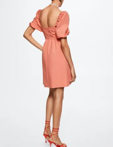 Rochie scurta Mango, roz Roz