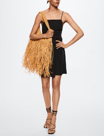 Rochie scurta Mango, negru