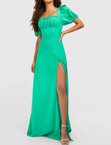 Rochie lunga Boohoo, verde