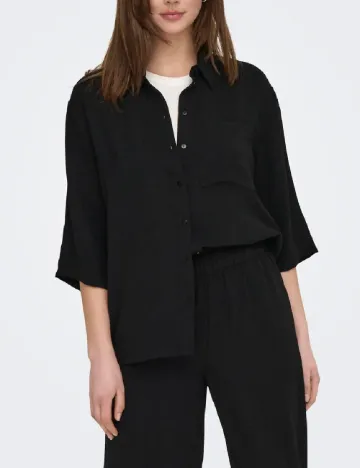 Camasa Jacqueline de Yong, negru Negru