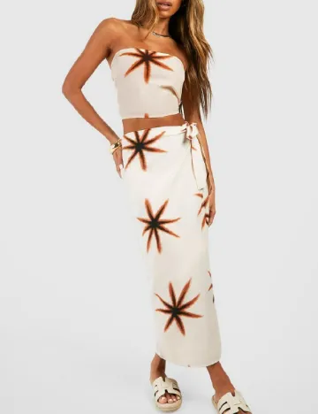 Top Boohoo, bej Crem