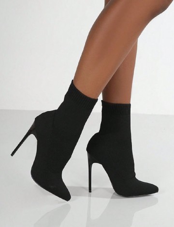 Botine SHEIN, negru
