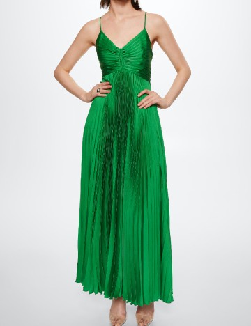 Rochie lunga Mango, verde