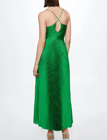 Rochie lunga Mango, verde Verde