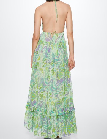 Rochie lunga Mango, verde