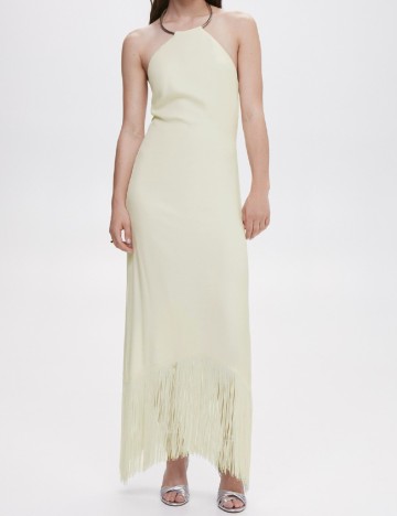 Rochie lunga Mango, crem