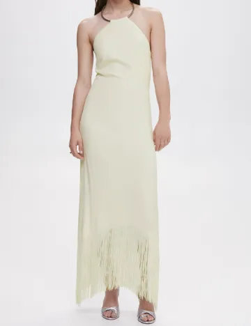 Rochie lunga Mango, crem Crem