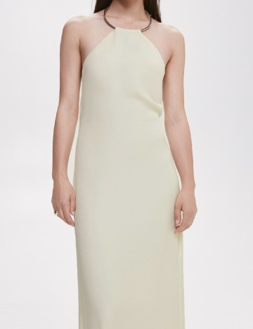 Rochie lunga Mango, crem