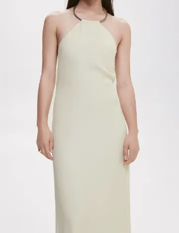 Rochie lunga Mango, crem Crem
