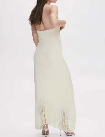Rochie lunga Mango, crem Crem