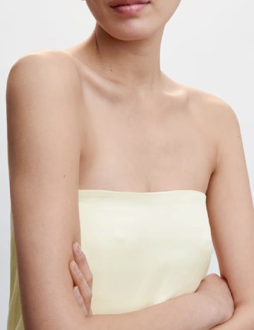 Rochie lunga Mango, crem
