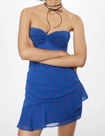 Rochie scurta Mango, albastru