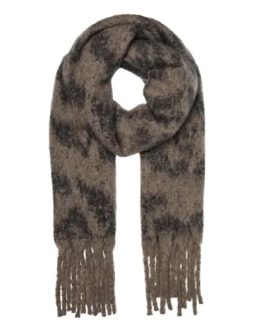Set caciula si fular Vero Moda, maro
