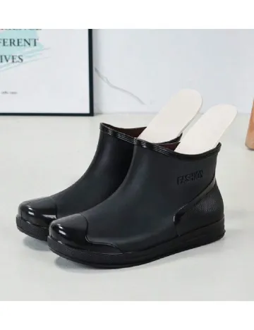 Ghete de ploaie SHEIN, negru Negru