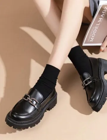 Mocasini SHEIN, negru