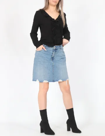 Fusta Vero Moda, albastru