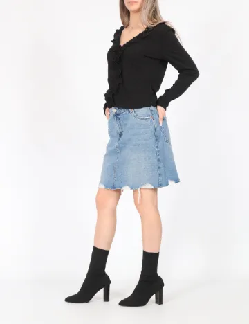 Fusta Vero Moda, albastru