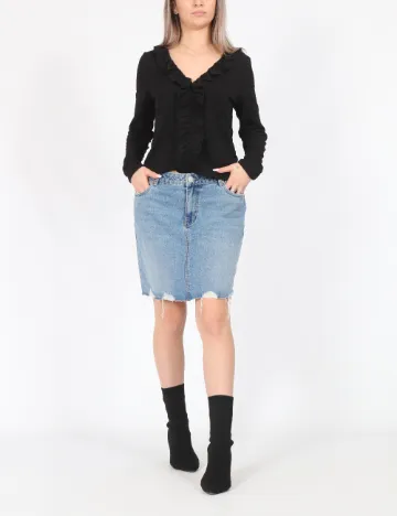 Fusta Vero Moda, albastru