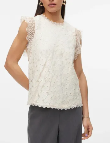 Bluza Vero Moda, crem Crem