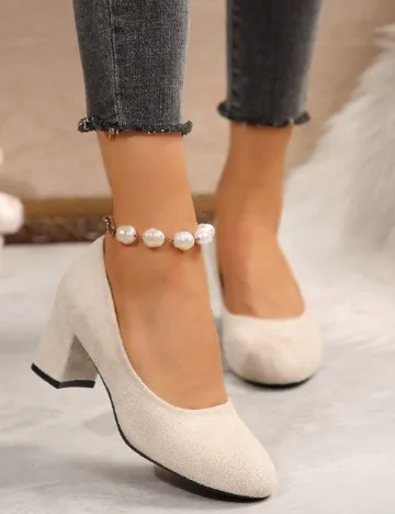 Pantofi SHEIN, crem