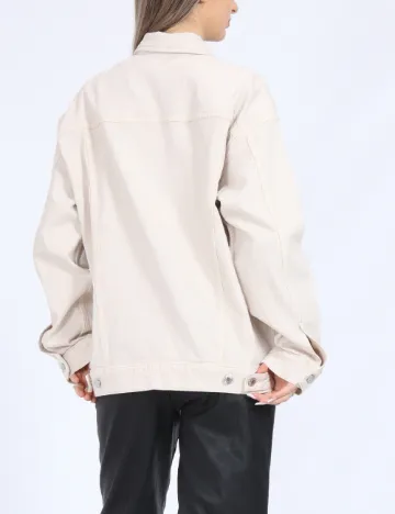 Jacheta Oversize Vero Moda, ecru