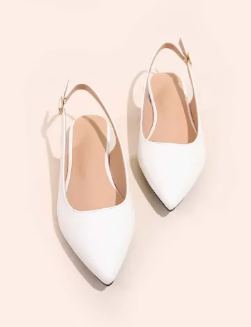 Pantofi SHEIN, alb