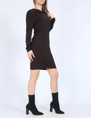 Rochie scurta Vero Moda, maro