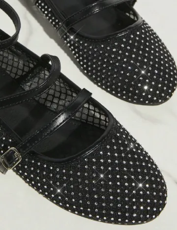 Balerini SHEIN, negru Negru