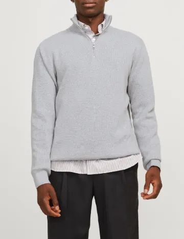 Pulover Jack&Jones, gri Gri