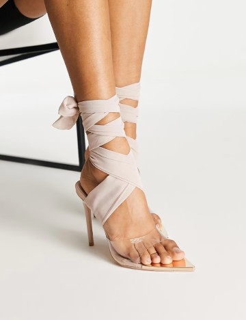Sandale Public Desire, crem