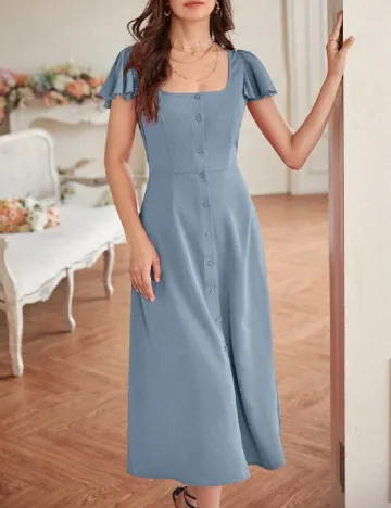 Rochie medie SHEIN, albastru
