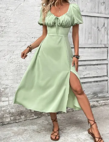 Rochie medie SHEIN, verde