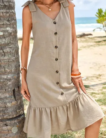 Rochie medie SHEIN, bej