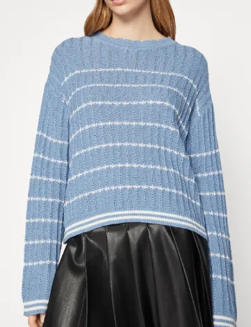 Bluza Pieces, albastru
