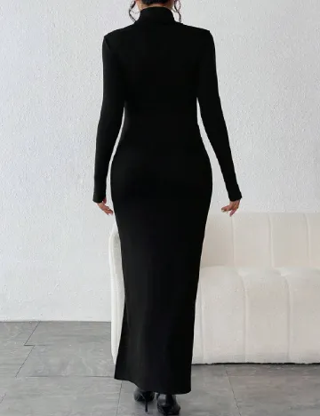 Rochie lunga SHEIN Maternity, negru Negru