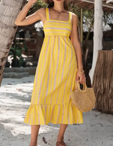 Rochie medie SHEIN, galben Galben